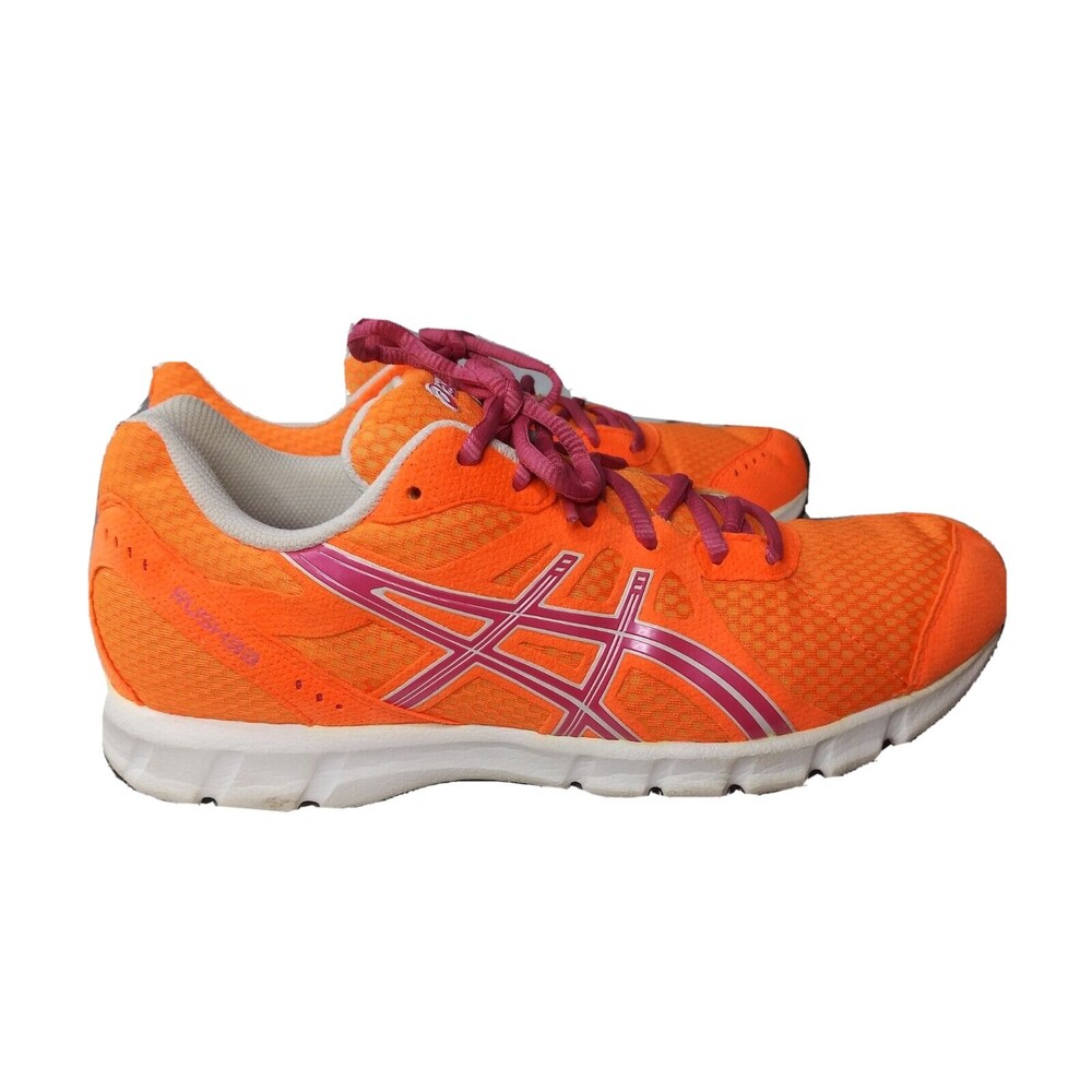 Asics Rush33 Running Shoes Women's Sz 10 Sneakers Neon Orange T1H7N